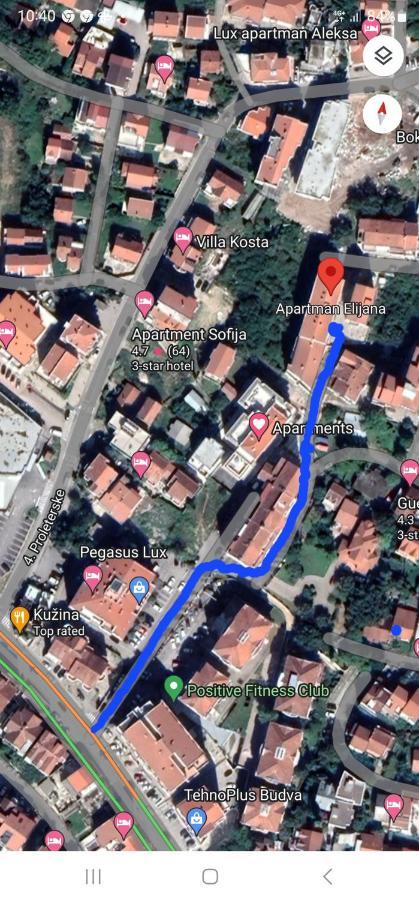 Apartman Elijana Будва Екстер'єр фото